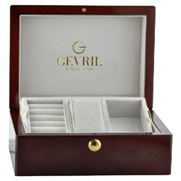 Gevril Ladies 6208RV Avenue of Americas Glamour Automatic Pink Diamond Watch - Gift Box